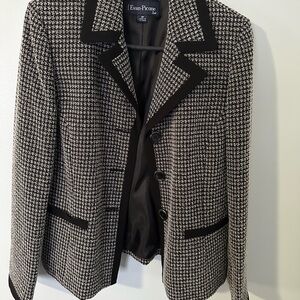 Evan Picone Black and White Women's Jacket